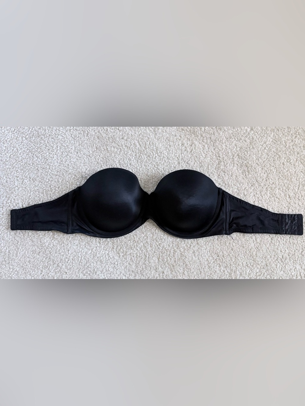 Maidenform Black Strapless Smooth Molded Bandeau Bra